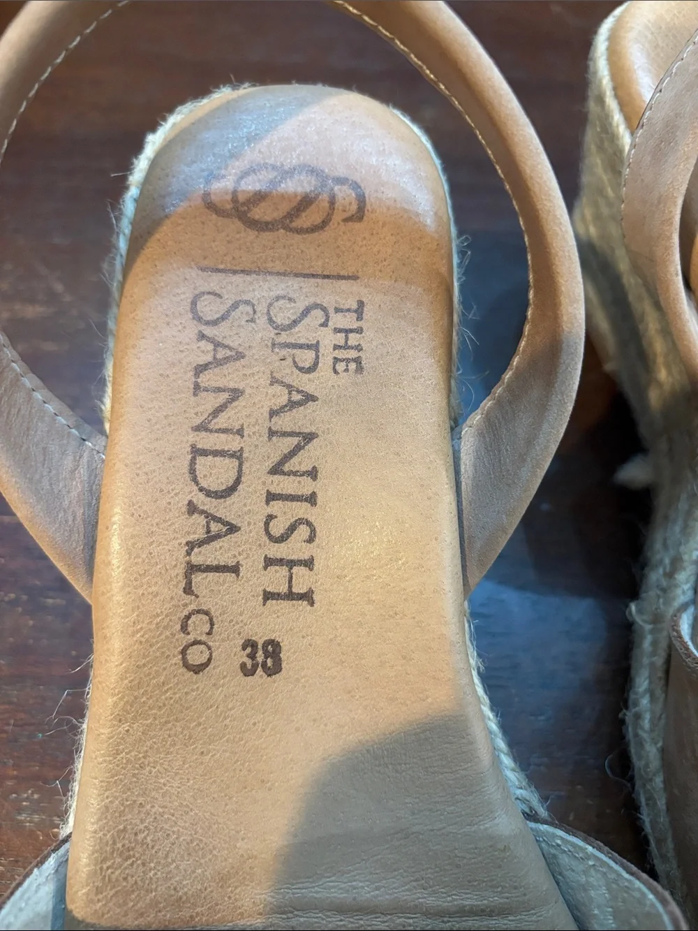 TAN NUBUCK ESPADRILLE WEDGES